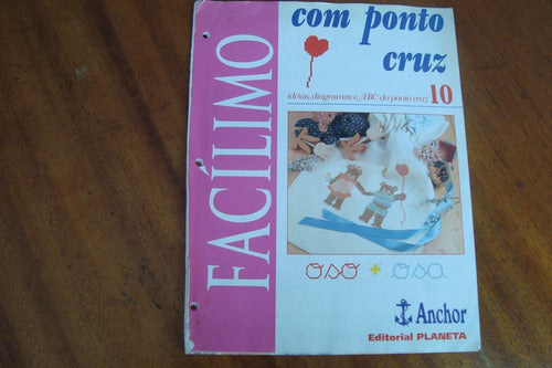 Fasciculo Facilimo Com Ponto Cruz 10 / Sacola Para Compras 0