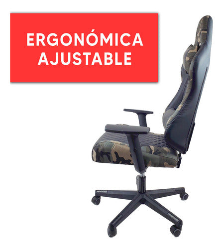 DIMM Ergonomic Camouflage Gamer Chair 2