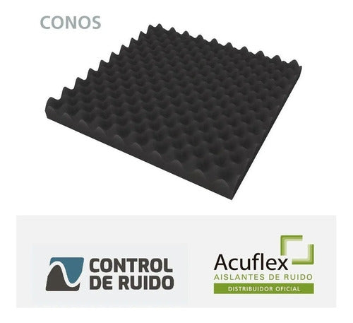 Acuflex Acoustic Panel CONOS Basic 50 x 50 cm x 25 mm 2