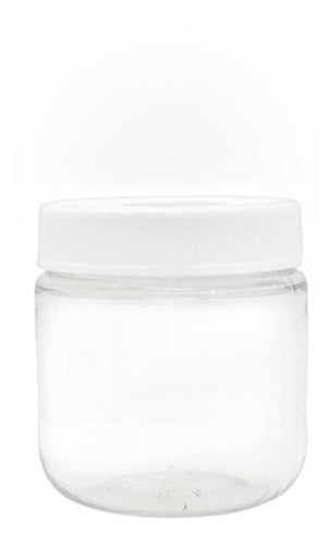 ByF Deco Plastic Cream Jar with Screw Cap - 170g Pack of 25 0