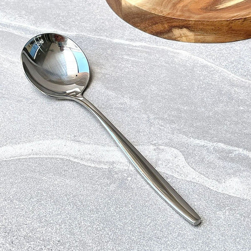 C&E Round Soup Spoon Stainless Steel 20cm 0