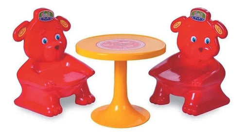 Adorable Bears Rondi Table and Chairs Set for Boys Girls Toy 0