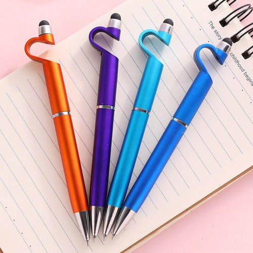 3-in-1 Touch Screen Stylus Pen with Cell Phone Holder Slot 6