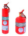 Melisam ABC Red Fire Extinguisher 1kg Long and Short 0