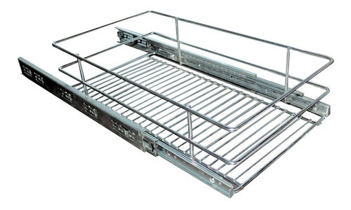 INDUSTRIAS MAT Set 2 Chrome Pull-Out Baskets 26 cm 0