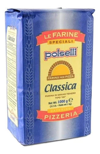 Harina Italiana Polselli Pizza Napoletana 1 Kg 0