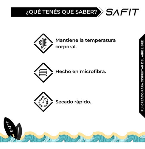 Safit Poncho Changing Towel for Kids - Surf, Swimming, Beach 5