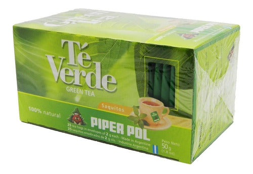 Té Verde X 25 Saq - Piper Pol 0