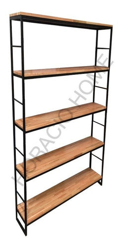 Horacio Home Bookshelf/Bookcase Iron and Wood 0