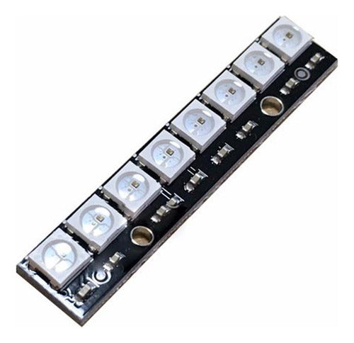 RGB 5050 WS2812 Neopixel 8-Led Bar for Arduino 3