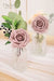 Macting Artificial Rose Flowers, 30pcs Real Touch Fake Foam Roses For Wedding Party Bouquets Baby Shower Home Decoration (Dusty Purple Pink) 4