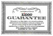 Zippo Lighter Model 49638 Tree of Life Emblem Warranty 7