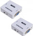 HDMI Female to VGA Converter with Audio Support and External Power PS4 1080p 2