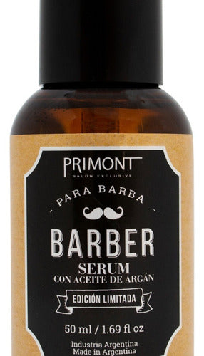 Primont Barber Beard Serum Argan Oil 50ml 1
