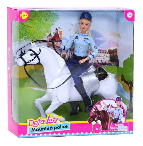 Lucy Doll with Police Mounted Horse - Palermo Vicente Lopez 2