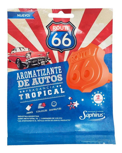 Aromatizante Saphirus Route 66 Tropical 0