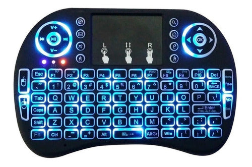 Control Mini Teclado Y Mouse  Inalambrico Para Smart Tv Y Pc 1