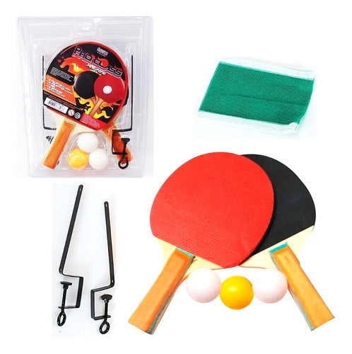 Faydi Set Ping Pong Paletas Pelotas Red Soportes Super Cla Fd7700 0