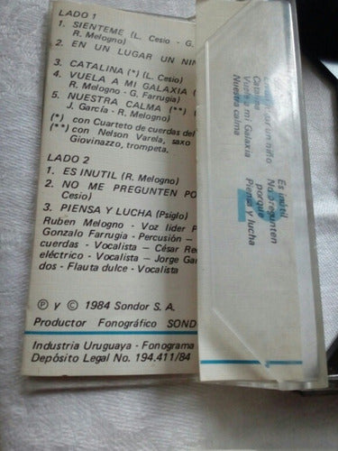 Antiguo Cassette Psiglo 1 Y 2 Original Sondor De Coleccion 5