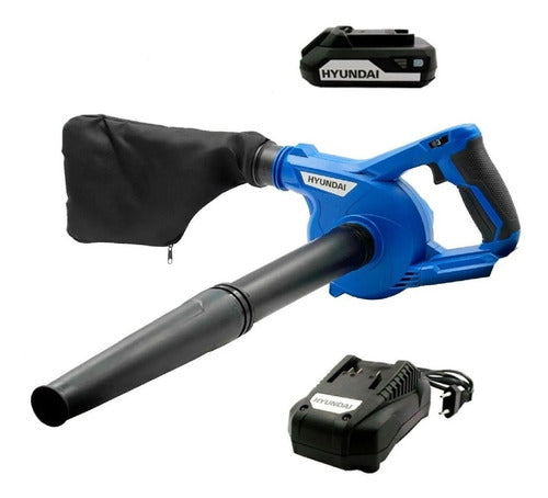 Hyundai 20V Battery-Powered Blower Vacuum with 4Amp Battery and Charger 0