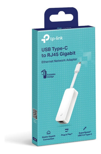 Adaptador Tplink Ue300c De Usb 3.0 Tipo C A Red Gigabit Rj45 2