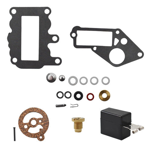 Kit Reparación Carburador Para Motor Johnson Evinrude 9.5 Hp 6