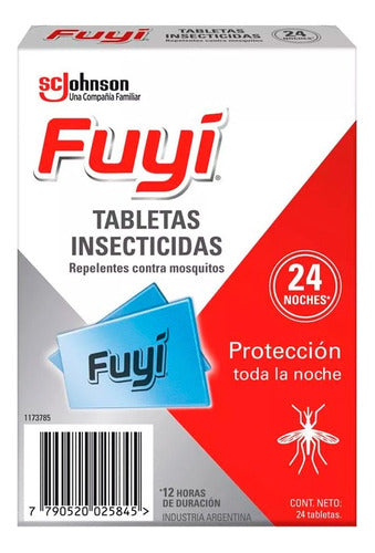 Fuyi Tabletas Insecticida Repelente Pastillas Mosquitos 2x24 7