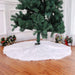 Alfombra Pie Arbol Navidad Redonda Decoracion Tapete Piso Ax 1