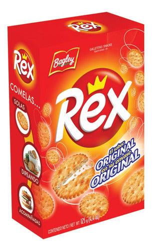 Pack X 36 Unid. Galletitas  Estuche 125 Gr Rex Galletitas S 0