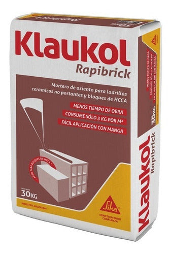 Klaukol Rapibrick X 30 Kg P/elev Mamposteria Ricardo Ospital 0