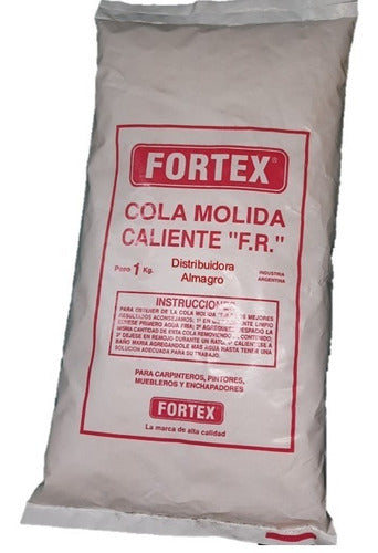 Fortex Adhesivo Cola Francesa Molida Granulada De Carpintero 1kg 0