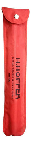 H Hoffer HR10G Soprano Recorder with Case 1