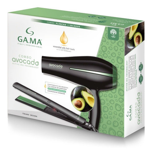 GA.MA Italy Set Belleza Ga.ma Avocado Secador 2300w Planchita Elegance 1