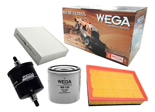 Wega Kit 4 Filters Chevrolet Spin Cobalt 1.8 2012 Onwards 0