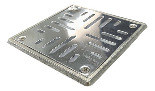 Rohermet Reinforced Cast Iron Grid 10x10cm Stainless Steel 2