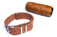 NATO Leather Strap for Tag Omega Tissot Tommy Seiko Watches [ddl] 0