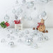 40 Christmas Tree Ornaments AMS 4 Sizes - Pearl Gray 2