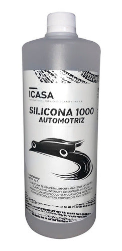 Icasa Silicona 1000 Pura 100% Automotor Limpieza 1lt 0