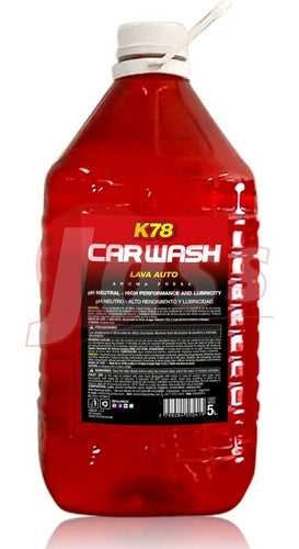 K78 Shampoo Lava Auto Maximo Brillo 5 Lts pH Neutro 1