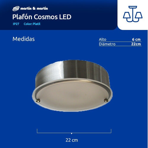 Plafón Cosmos Led Platil - Martin Y Martin 4