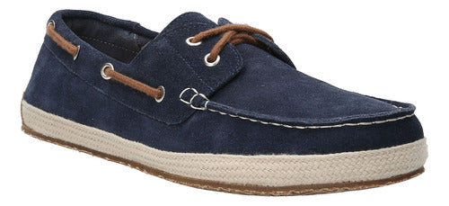 Hush Puppies Slip On Togo Navy For Men 0