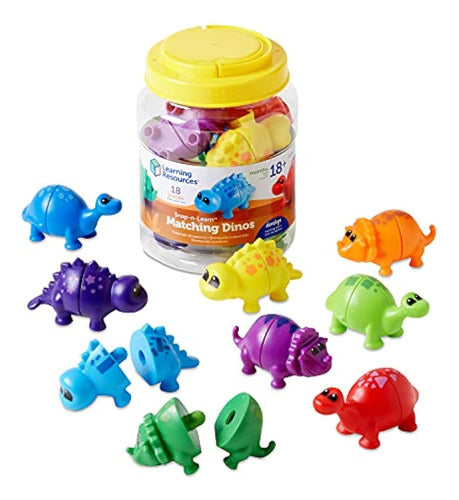 Learning Resources Snap-n-Learn Dinosaur Matching 0