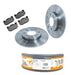 Front Brake Discs + Pads Kit Citroen Saxo 1.1i System 0