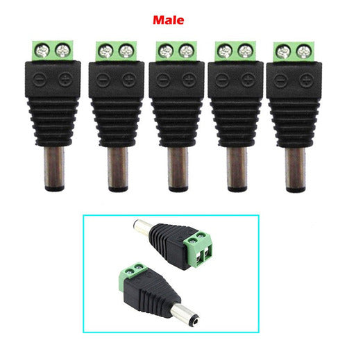 30 Pares Macho Y Hembra 2.1x5.5mm Dc Power Jack Adaptador Co 3