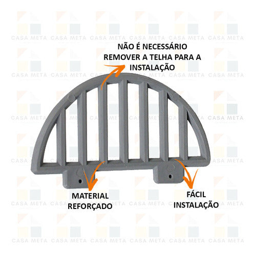 Tela Passarinheira Para Telhado Brasilit 300 Unid Para 60 Mt 1