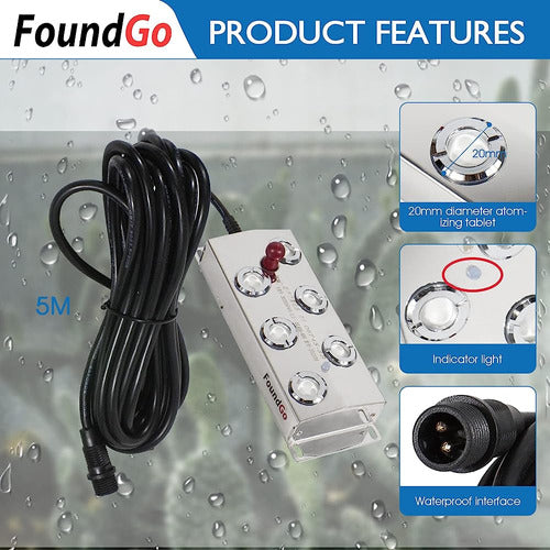 FoundGo Ultrasonic Fog Maker - Air Nebulizer Machine 1