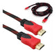 HDMI Cable 1.5 Meters Braided with Audio Video Filter Full HD 0