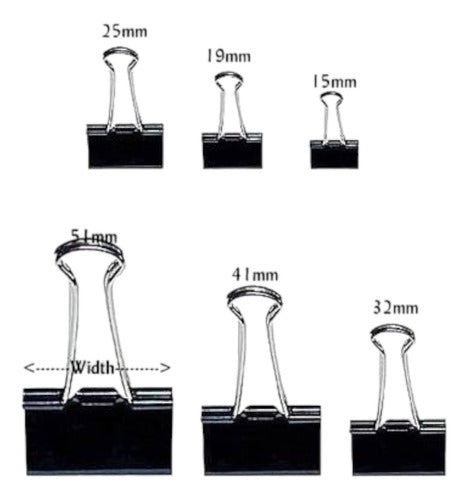 Dingli Apretapapel Doble Clips 15mm 3