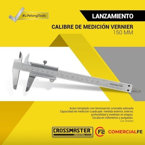 Calibre Crossmaster Acero Inoxidable 150mm 1