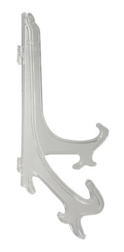 Gutzav X5 Plate Stand Folding Holder Tray Awards 18x10cm Transparent 1